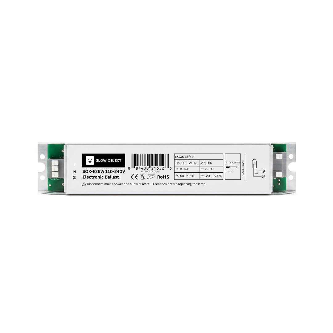 110-240V Universal Metal Electronic Ballast for SOX 26W Low Pressure Sodium (LPS) Lamps