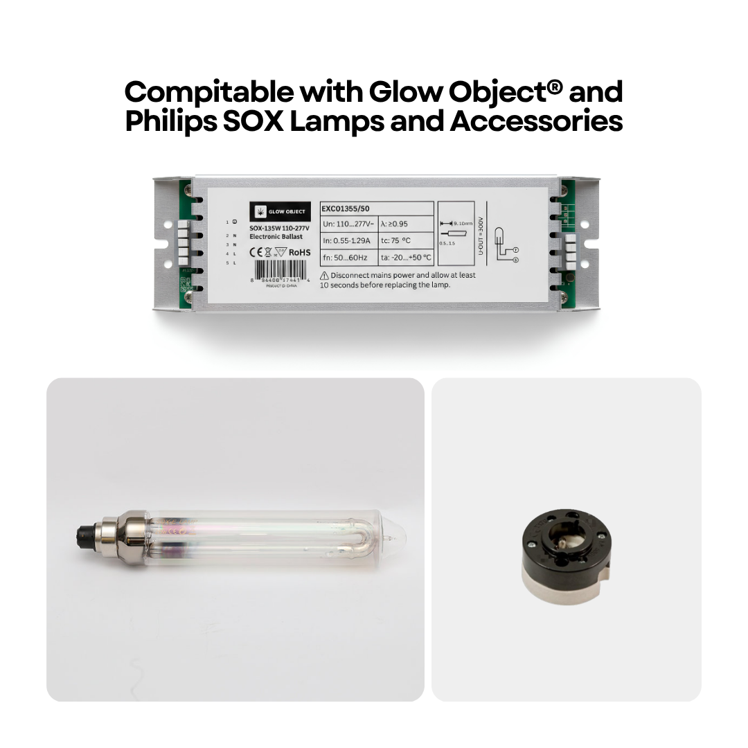 110-277V Universal Metal Electronic Ballast for SOX 135W Low Pressure Sodium (LPS) Lamps