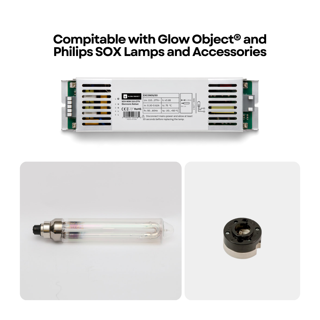 110-277V Universal Metal Electronic Ballast for SOX 90W Low Pressure Sodium (LPS) Lamps