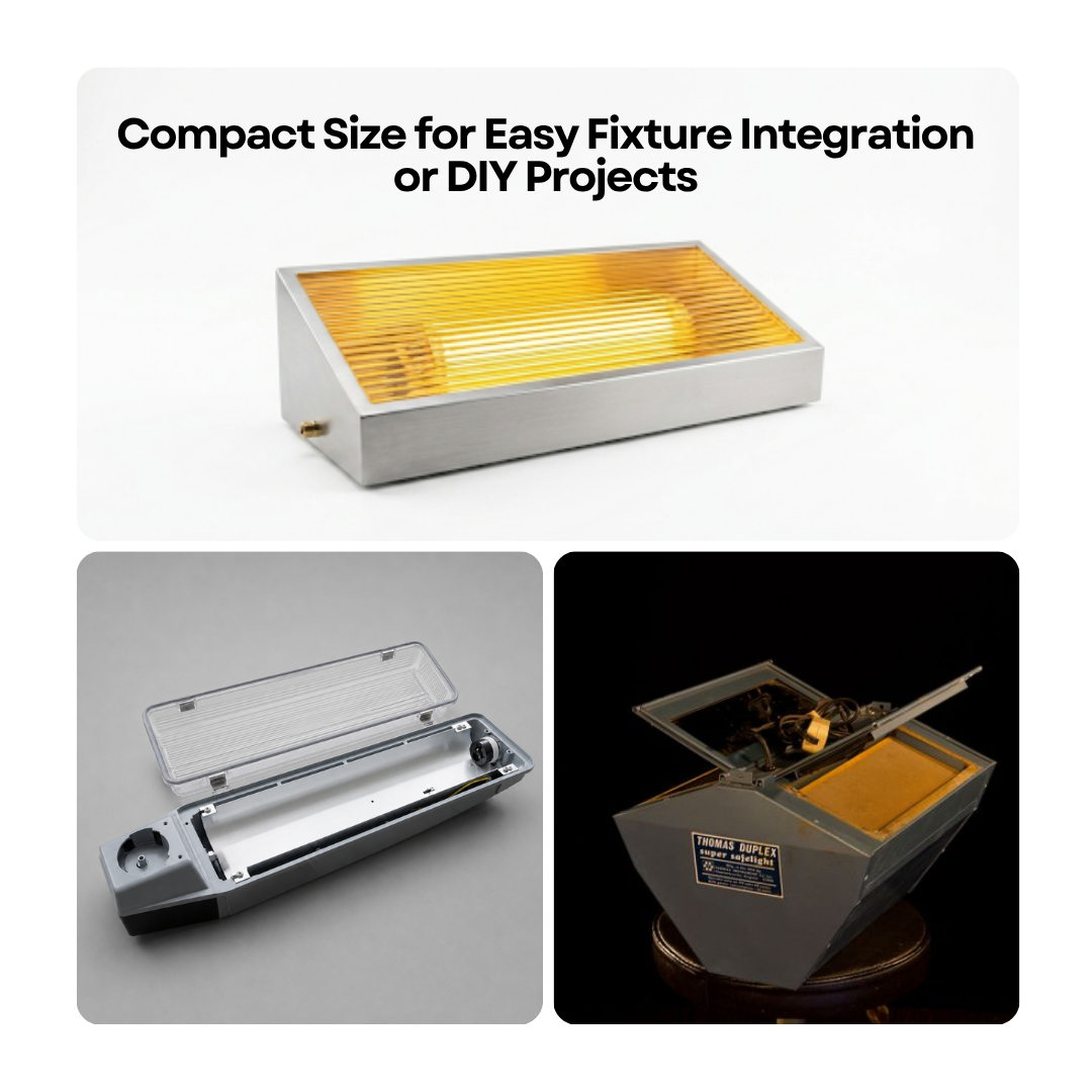SOX-180W LPS Ballast Applications – Thomas Duplex Safelight DIY Fixture Integration Compact Design